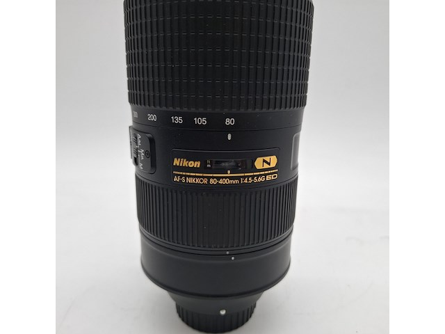 Camera lens, nikon, af-s nikkor 80-400mm 1:4.5-5.6g ed vr - afbeelding 9 van  11