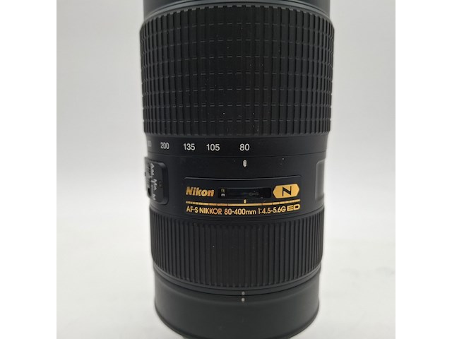 Camera lens, nikon, af-s nikkor 80-400mm 1:4.5-5.6g ed vr - afbeelding 5 van  8