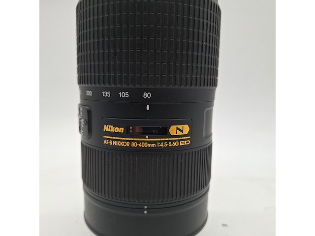 Camera lens, nikon, af-s nikkor 80-400mm 1:4.5-5.6g ed vr - afbeelding 4 van  7