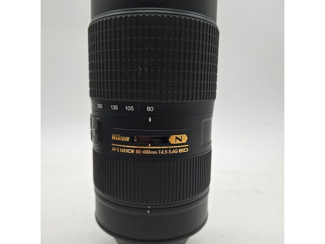 Camera lens, nikon, af-s nikkor 80-400mm 1:4.5-5.6g ed vr - afbeelding 4 van  7