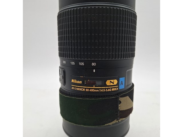 Camera lens, nikon, af-s nikkor 80-400mm 1:4.5-5.6g ed vr - afbeelding 4 van  6