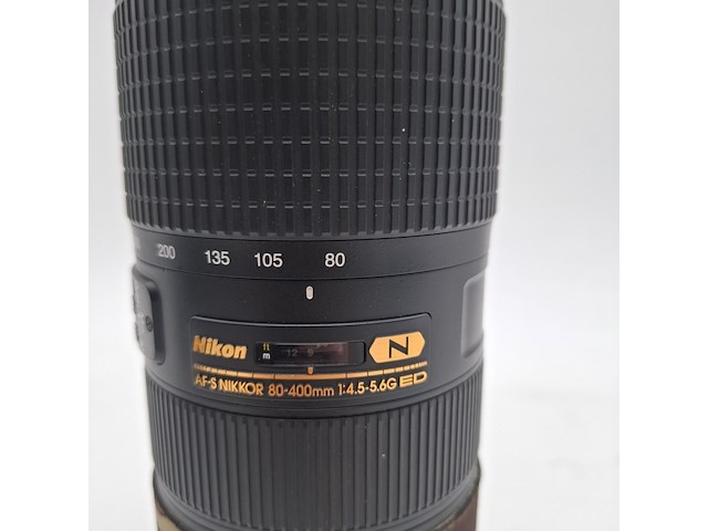 Camera lens, nikon, af-s nikkor 80-400mm 1:4.5-5.6g ed vr - afbeelding 4 van  7