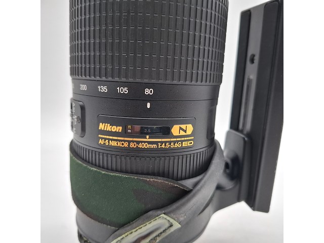 Camera lens, nikon, af-s nikkor 80-400mm 1:4.5-5.6g ed vr - afbeelding 3 van  7