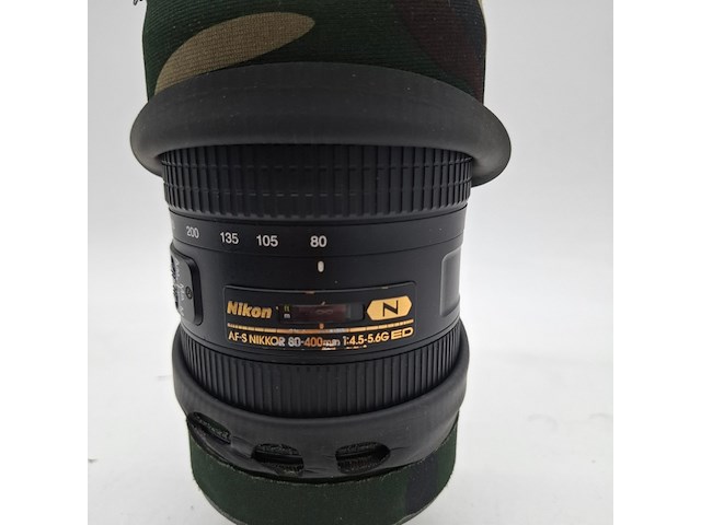Camera lens, nikon, af-s nikkor 80-400mm 1:4.5-5.6g ed vr - afbeelding 3 van  5