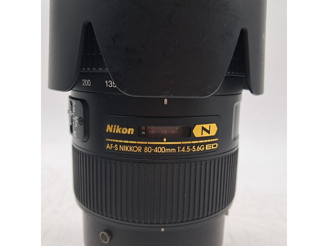 Camera lens, nikon, af-s nikkor 80-400mm 1:4.5-5.6g ed - afbeelding 3 van  5