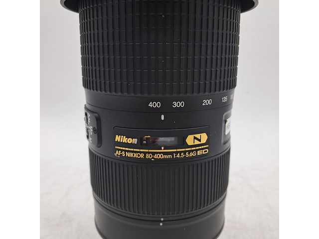 Camera lens, nikon, af-s nikkor 80-400mm 1:4.5-5.6g ed - afbeelding 2 van  4