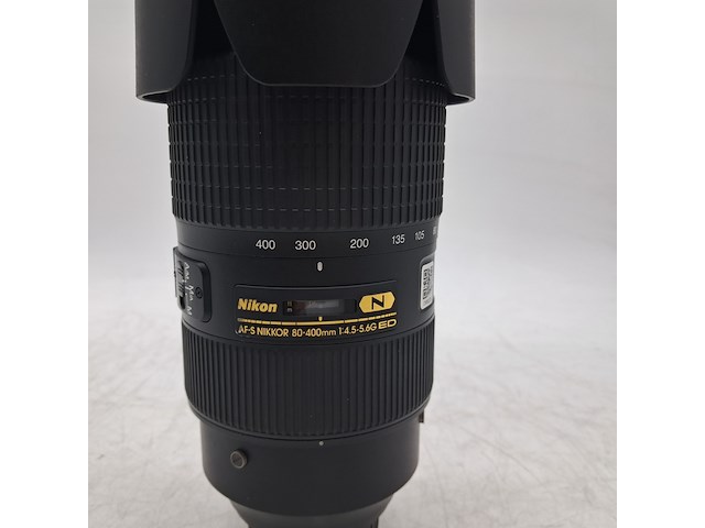 Camera lens, nikon, af-s nikkor 80-400mm 1:4.5-5.6g ed - afbeelding 3 van  6