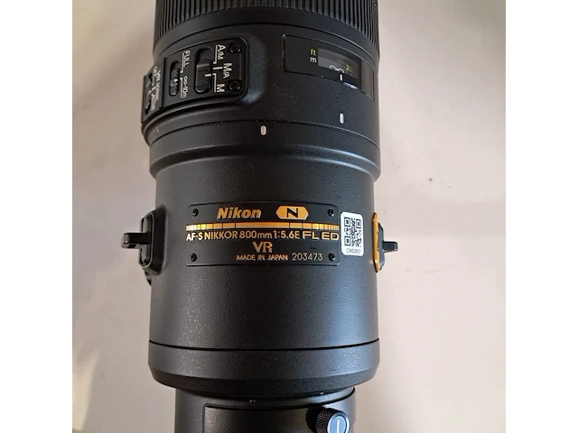 Camera lens, nikon, af-s nikkor 800mm 1:5.6e fl ed vr - afbeelding 14 van  15