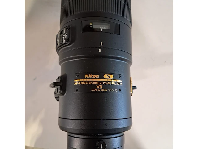 Camera lens, nikon, af-s nikkor 800mm 1:5.6e fl ed vr - afbeelding 14 van  16