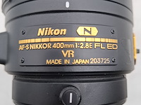 Camera lens, nikon, af-s nikor 400mm 1:2.8e fl ed - afbeelding 8 van  11