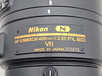 Camera lens, nikon, af-s nikor 400mm 1:2.8e fl ed - afbeelding 6 van  10
