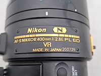 Camera lens, nikon, af-s nikor 400mm 1:2.8e fl ed - afbeelding 5 van  10