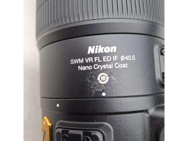 Camera lens, nikon, af-s nikor 400mm 1:2.8e fl ed - afbeelding 8 van  10