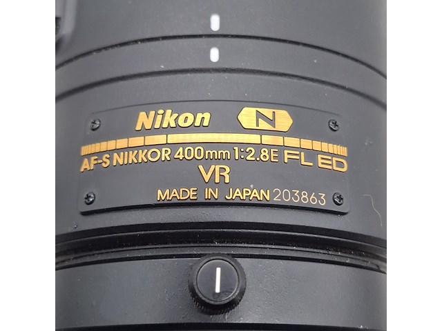 Camera lens, nikon, af-s nikor 400mm 1:2.8e fl ed - afbeelding 5 van  10