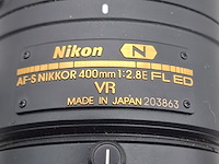 Camera lens, nikon, af-s nikor 400mm 1:2.8e fl ed - afbeelding 5 van  10