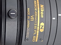 Camera lens, nikon, af-s nikor 400mm 1:2.8e fl ed - afbeelding 5 van  10