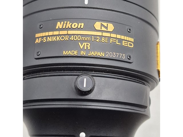 Camera lens, nikon, af-s nikor 400mm 1:2.8e fl ed - afbeelding 5 van  10