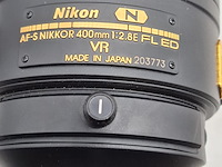 Camera lens, nikon, af-s nikor 400mm 1:2.8e fl ed - afbeelding 5 van  10