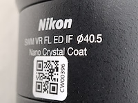 Camera lens, nikon, af-s nikor 400mm 1:2.8e fl ed - afbeelding 9 van  10
