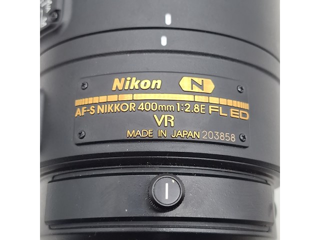 Camera lens, nikon, af-s nikor 400mm 1:2.8e fl ed - afbeelding 3 van  9