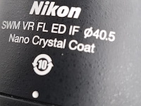 Camera lens, nikon, af-s nikor 400mm 1:2.8e fl ed - afbeelding 8 van  10