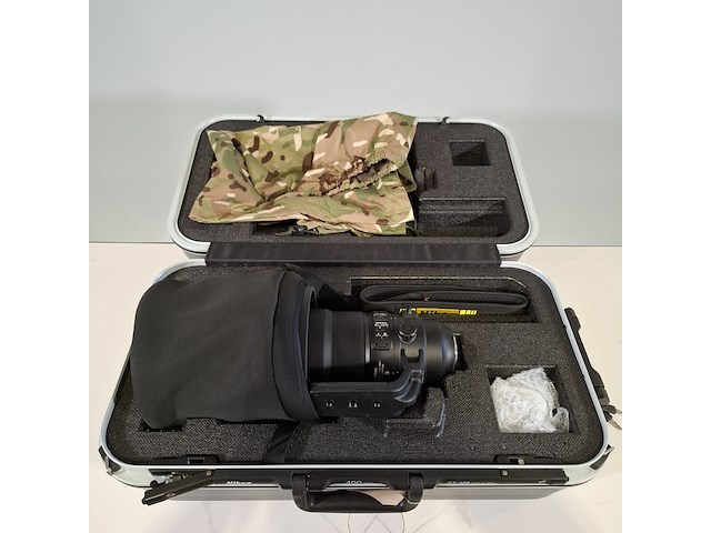 Camera lens, nikon, af-s nikor 400mm 1:2.8e fl ed - afbeelding 10 van  10