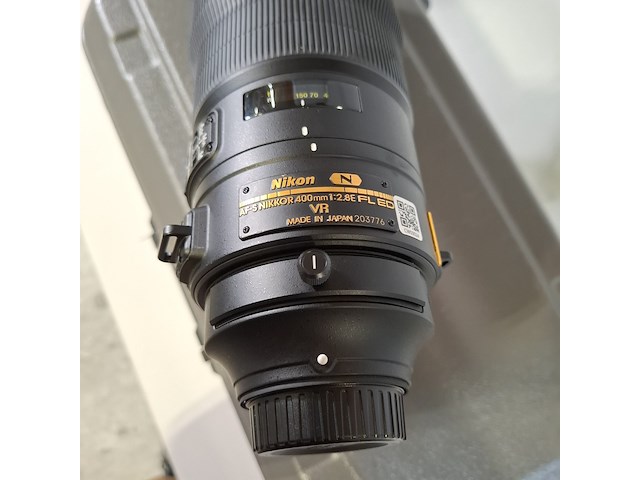 Camera lens, nikon, af-s nikor 400mm 1:2.8e fl ed - afbeelding 5 van  8