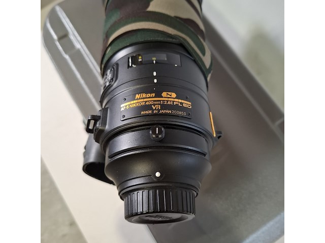 Camera lens, nikon, af-s nikor 400mm 1:2.8e fl ed - afbeelding 6 van  10