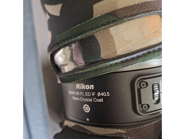 Camera lens, nikon, af-s nikor 400mm 1:2.8e fl ed - afbeelding 9 van  10