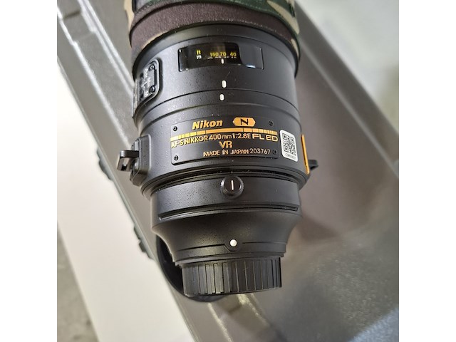 Camera lens, nikon, af-s nikor 400mm 1:2.8e fl ed - afbeelding 6 van  10