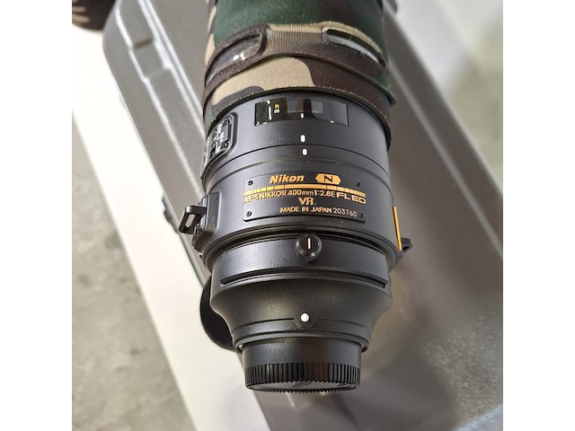 Camera lens, nikon, af-s nikor 400mm 1:2.8e fl ed - afbeelding 6 van  10