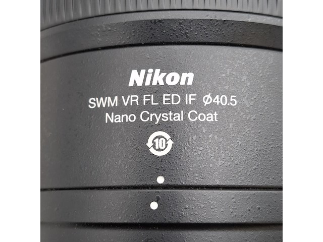 Camera lens, nikon, af-s nikor 600mm 1:4e fl ed - afbeelding 10 van  11