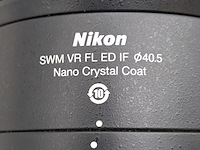 Camera lens, nikon, af-s nikor 600mm 1:4e fl ed - afbeelding 10 van  11