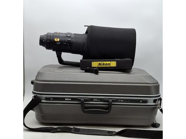 Camera lens, nikon, af-s nikor 600mm 1:4e fl ed - afbeelding 1 van  10