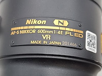 Camera lens, nikon, af-s nikor 600mm 1:4e fl ed - afbeelding 5 van  10