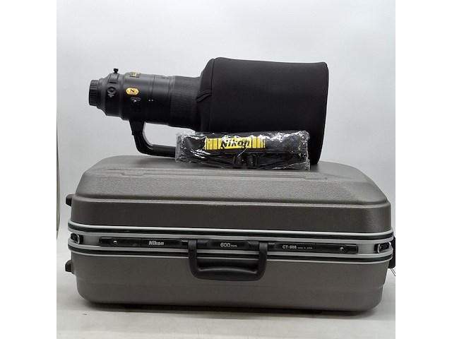 Camera lens, nikon, af-s nikor 600mm 1:4e fl ed - afbeelding 1 van  10