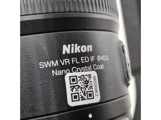 Camera lens, nikon, af-s nikor 600mm 1:4e fl ed - afbeelding 12 van  12