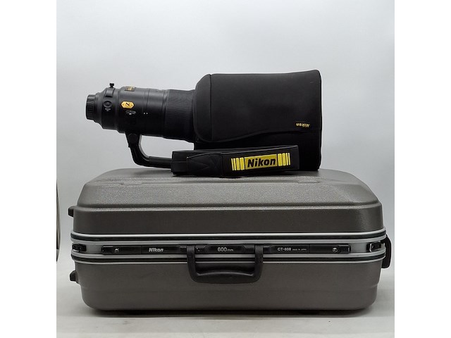 Camera lens, nikon, af-s nikor 600mm 1:4e fl ed - afbeelding 1 van  10