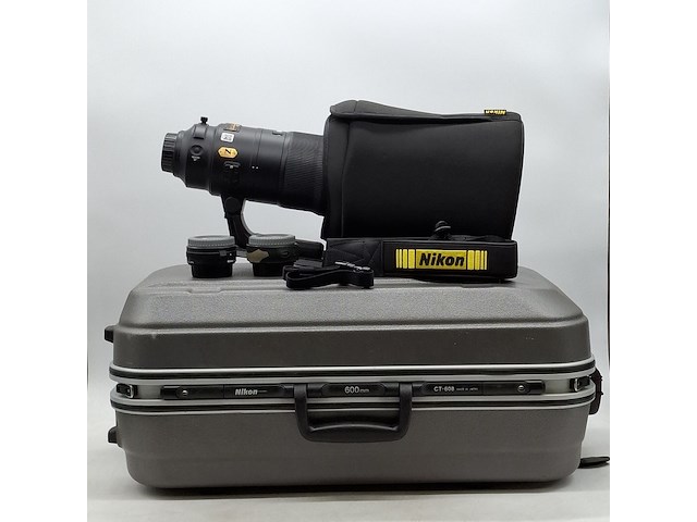 Camera lens, nikon, af-s nikor 600mm 1:4e fl ed - afbeelding 1 van  12