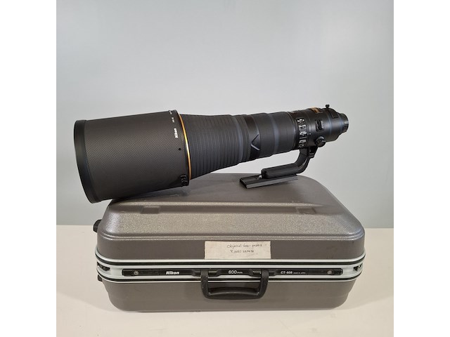 Camera lens, nikon, af-s nikor 600mm 1:4e fl ed - afbeelding 1 van  10