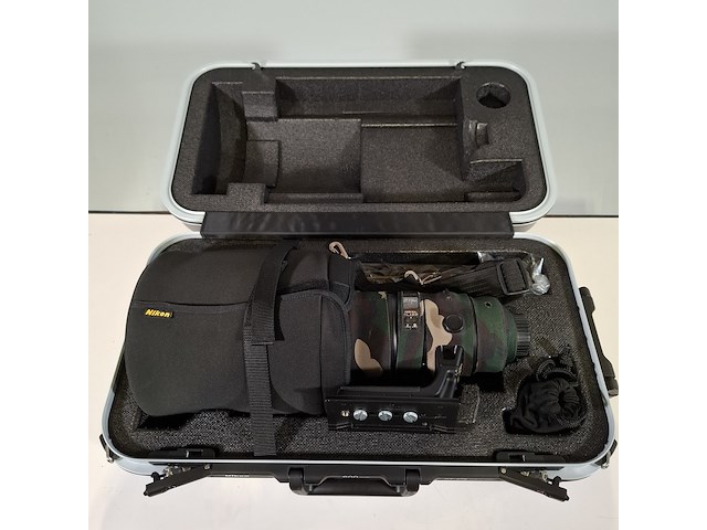 Camera lens, nikon, af-s nikor 600mm 1:4e fl ed - afbeelding 10 van  10