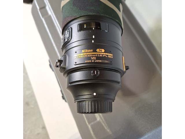 Camera lens, nikon, af-s nikor 600mm 1:4e fl ed - afbeelding 6 van  10