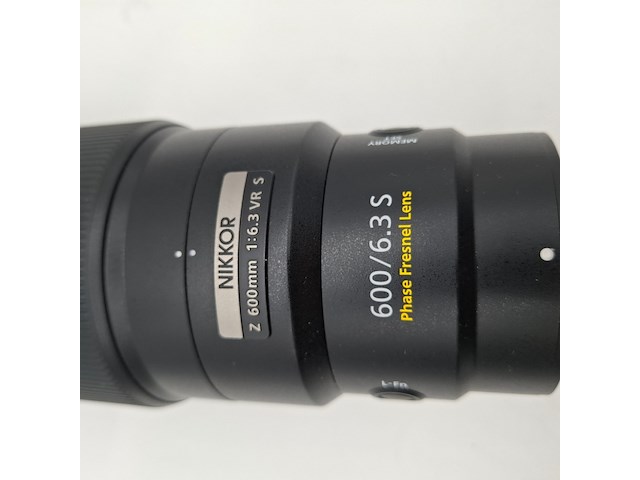 Camera lens, nikon, nikkor z 600mm 1:6.3 vr s - afbeelding 10 van  12