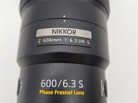 Camera lens, nikon, nikkor z 600mm 1:6.3 vr s - afbeelding 7 van  11