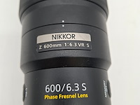 Camera lens, nikon, nikkor z 600mm 1:6.3 vr s - afbeelding 4 van  9