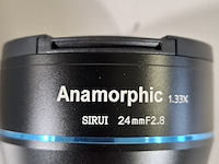 Camera lens, sirui, anamorphic 1.33x 24mm f2.8 - afbeelding 2 van  8