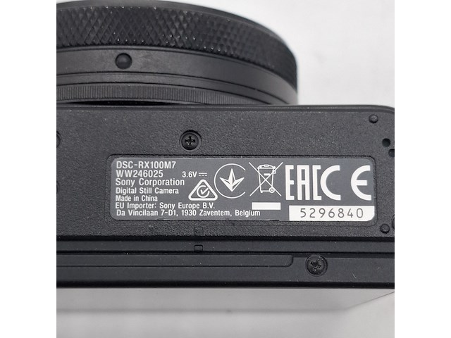 Camera, sony, cybershot dsc-rx100m7 - afbeelding 13 van  13