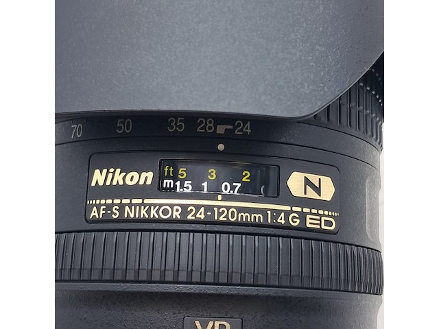 Cameralens, nikon, af-s nikkor 24-120mm 1.4 g ed - afbeelding 4 van  10