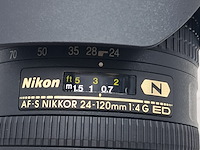Cameralens, nikon, af-s nikkor 24-120mm 1.4 g ed - afbeelding 4 van  10