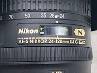 Cameralens, nikon, af-s nikkor 24-120mm 1.4 g ed - afbeelding 5 van  8
